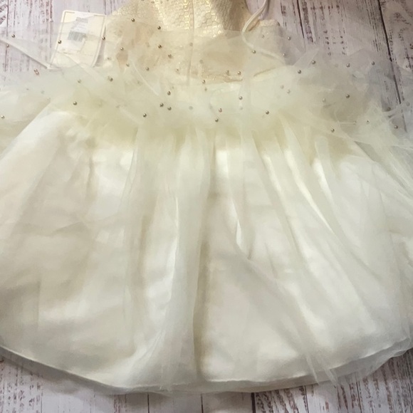 Elegant Cream Tulle Dress size 12 - Picture 7 of 10
